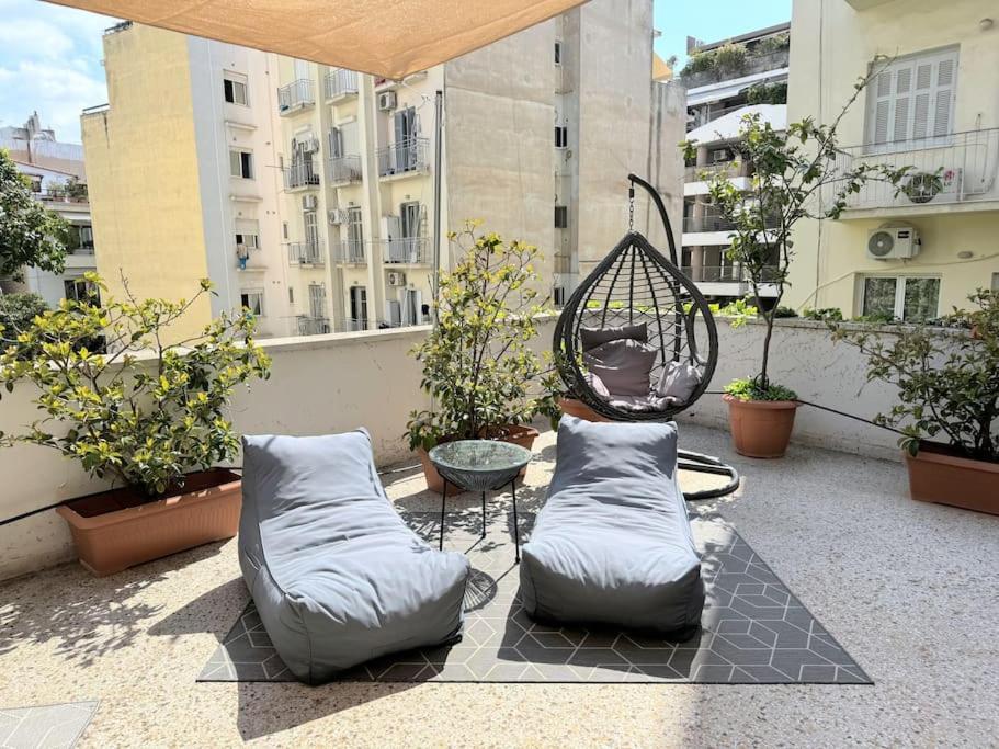 Amazing 3Bdr Apt With Unique Roof Garden In Plaka Athen Exterior foto