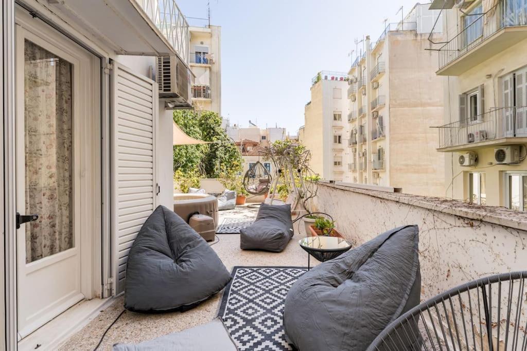 Amazing 3Bdr Apt With Unique Roof Garden In Plaka Athen Exterior foto