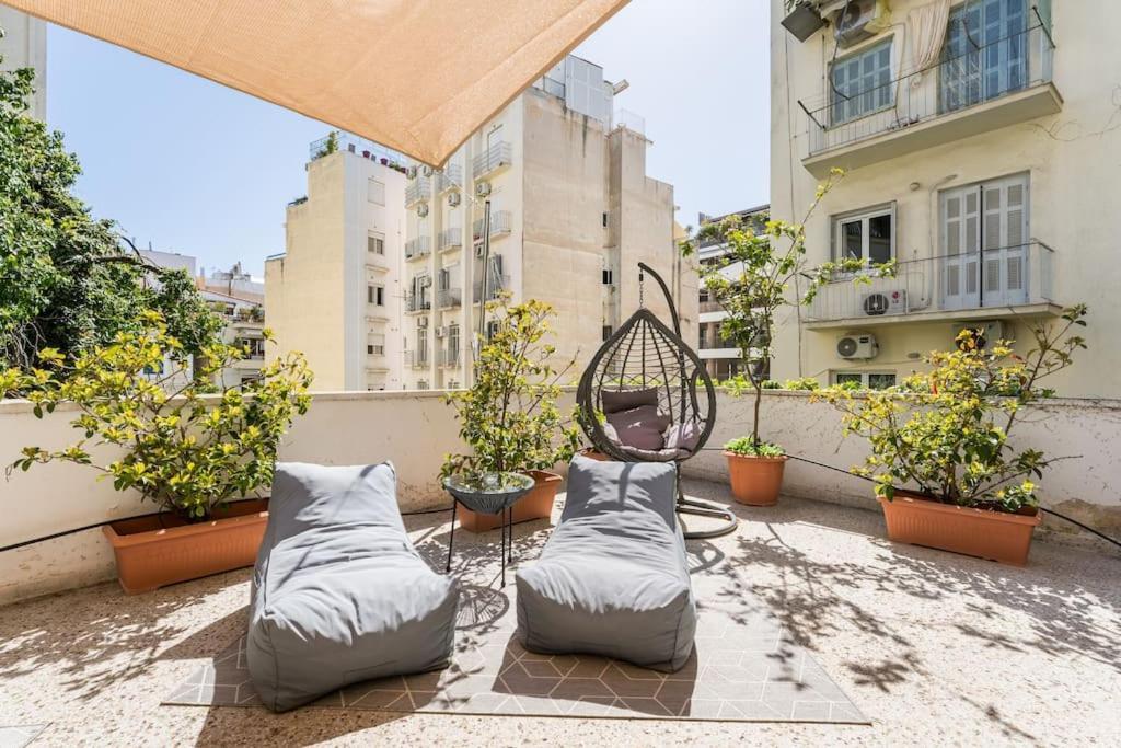 Amazing 3Bdr Apt With Unique Roof Garden In Plaka Athen Exterior foto