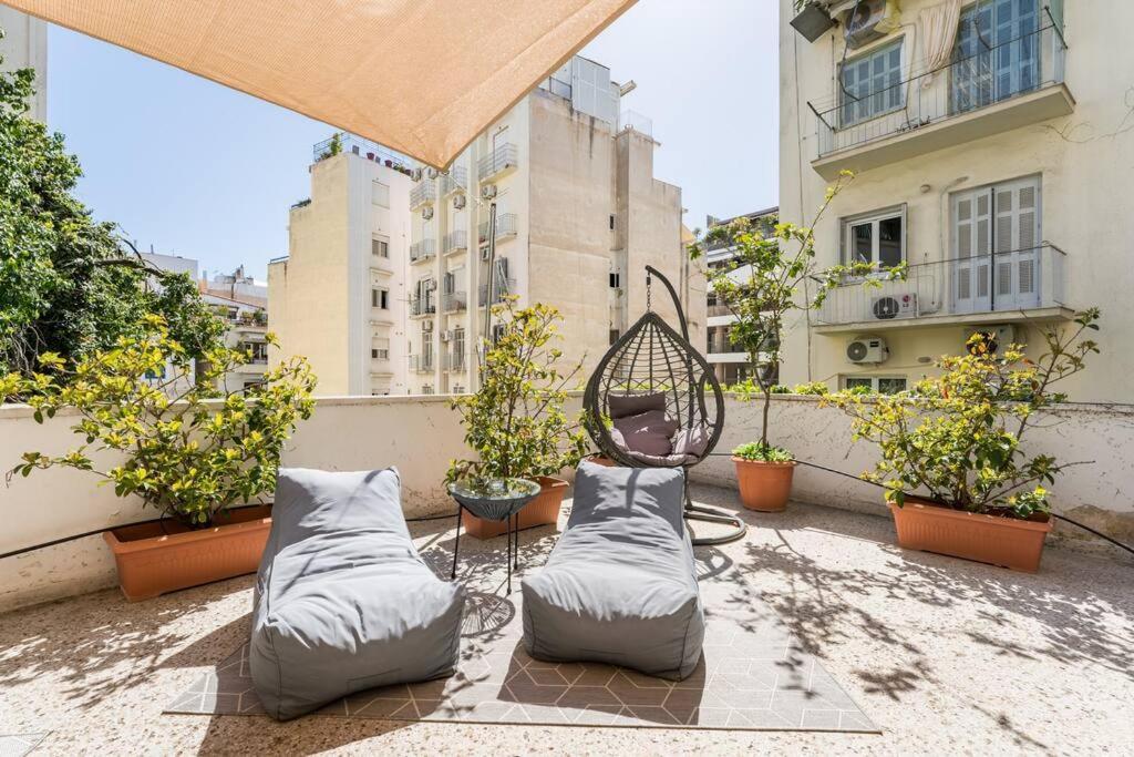 Amazing 3Bdr Apt With Unique Roof Garden In Plaka Athen Exterior foto